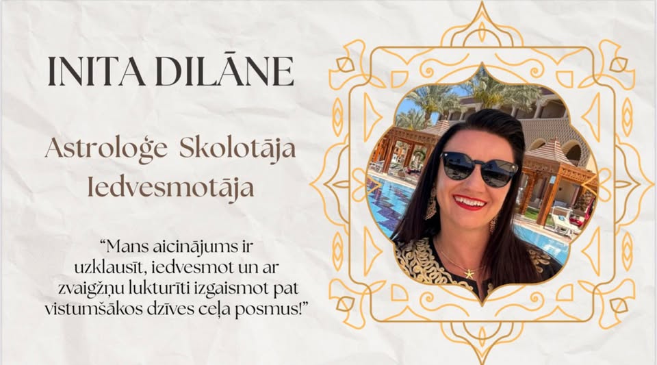 Inita Dilāne Astroloģe. Skolotāja. Iedvesmotāja.